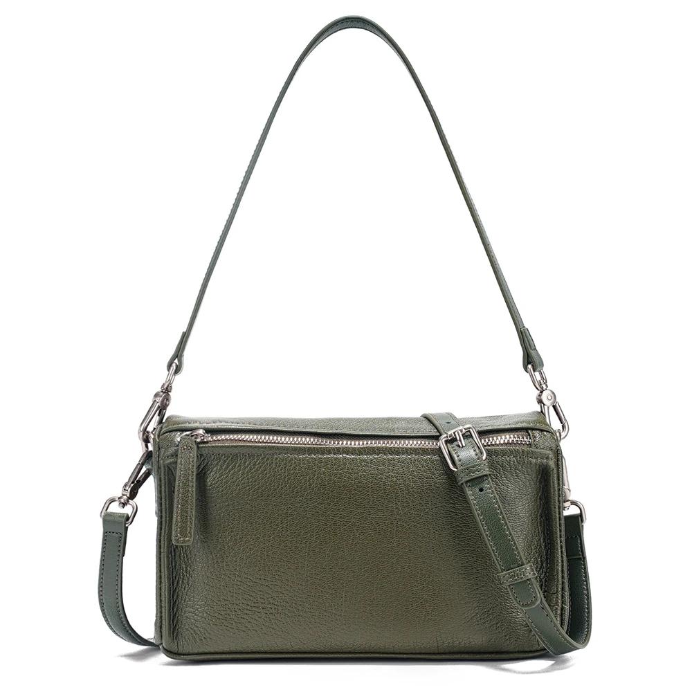 Zency Women's Genuine Leather Bag Ladies Sheepskin Bag Satchels