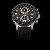 Mondo Solar Solar Chronograph Sapphire Glass Black Dial Black [Angel Clover] Men's NMOS44SBBK-BK
