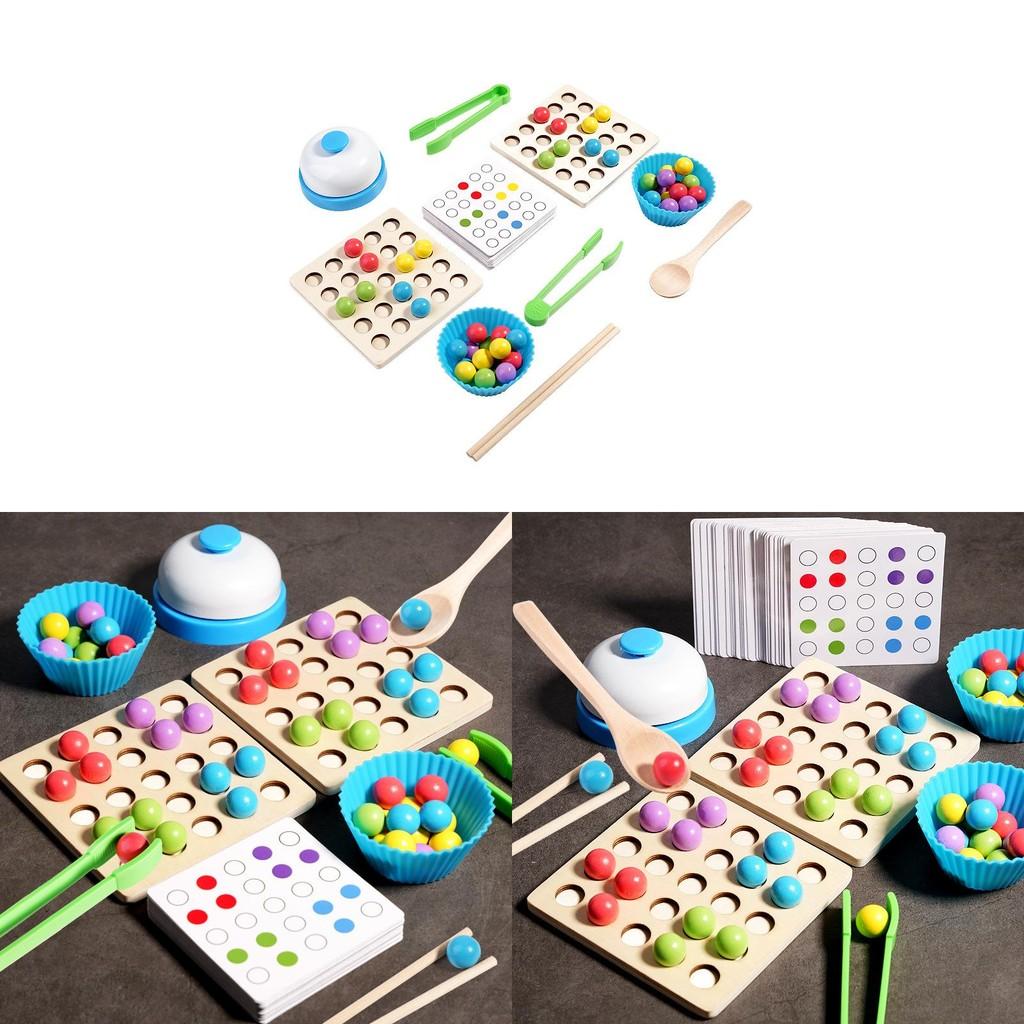 Wooden For Toy Kids Bead Pairing Puzzle To Promote Development Concentration