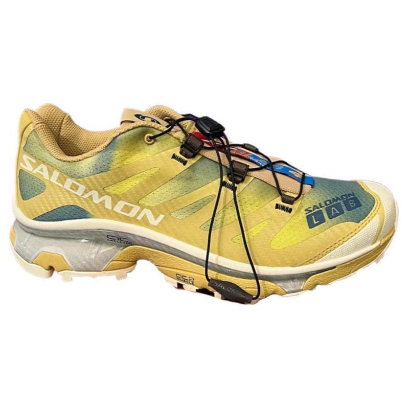 SALOMON XT 4 Slip Resistant Low top Outdoor Shoes Men's Yellow Sneakers 474423