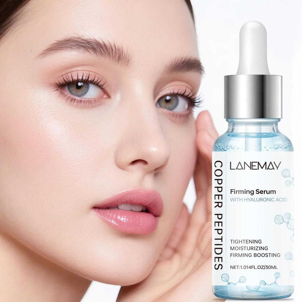 Copper Peptide Firming Serum-Moisturizing & Firming Facial Skin-Renews Skin Tone-Suitable For All Skin Types, 30ml