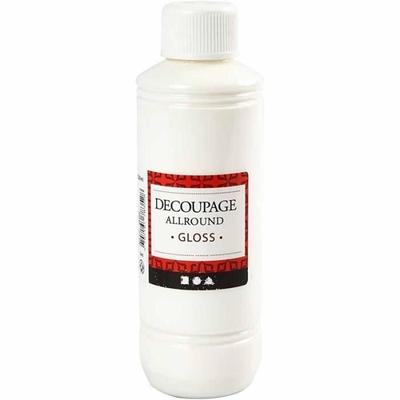 Glanzende vernislijm - 250 ml - Serviettechniek - Gemengd