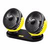 5V / 12v / 24V Car USB Fan Cooling Car Fan Dual Head Car Fan 3 Speeds Adjustable For Auto Cooler Air Fan Car Accessories Fan