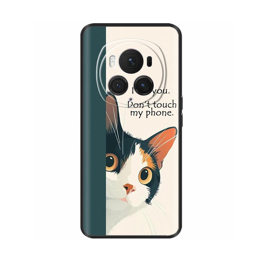 For Honor Magic6 Pro 5G Case For Huawei Honor Magic 6 5G Creative Soft Liquid Silicone Protection Phone Cover for Magic 6 pro