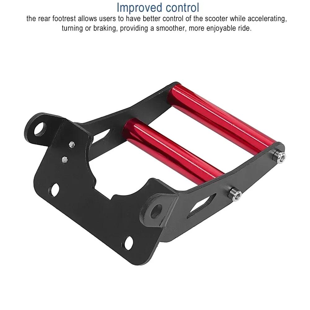 For KUGOO M4 Pro Electric Scooter Rear Foot Support Aluminum Alloy Skateboard Rear Fork Foot Step Pedal Support Handle Bar Parts
