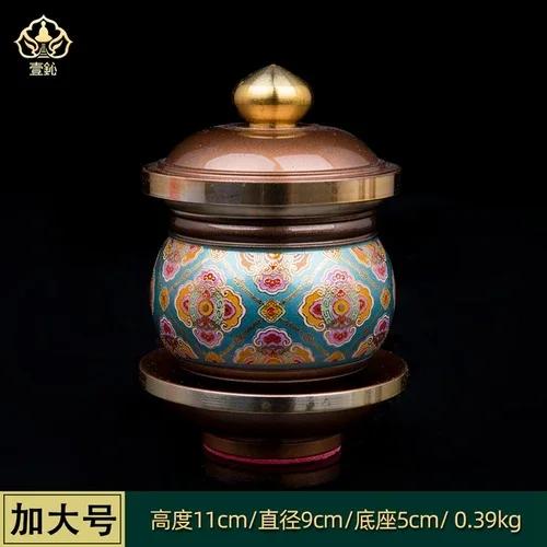 Aluminum Alloy Water Cup Offering Buddhist Lanterns Vase Fruit Tray Candlestick Incense Tube Base Buddhist Supplies Home Decor