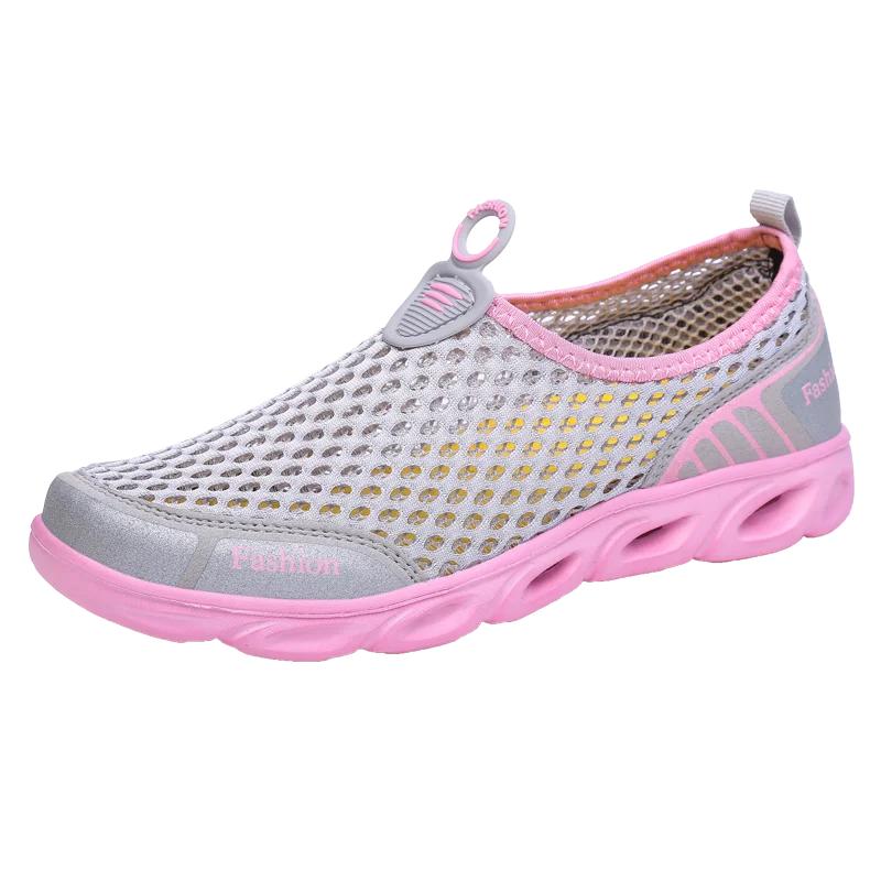 

Summer Breathable Quick-drying Hiking Shoes Women Lightweight Outdoor Upstream Wading Sandals Ladies Non-slip Sport Walking Shoe 36