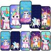 Phone Case for Samsung Galaxy S25 S23 S22 S24 Ultra FE A05 A06 A15 A16 A36 A37 A35 A33 A34 A54 A55 A56 A57 A25 A26 A53 A17 Poster Unicorn Horse Cover