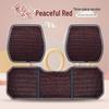 Cartoon Bear Wooden Bead Car & Office Cushion Set - 3-Piece, All-Season