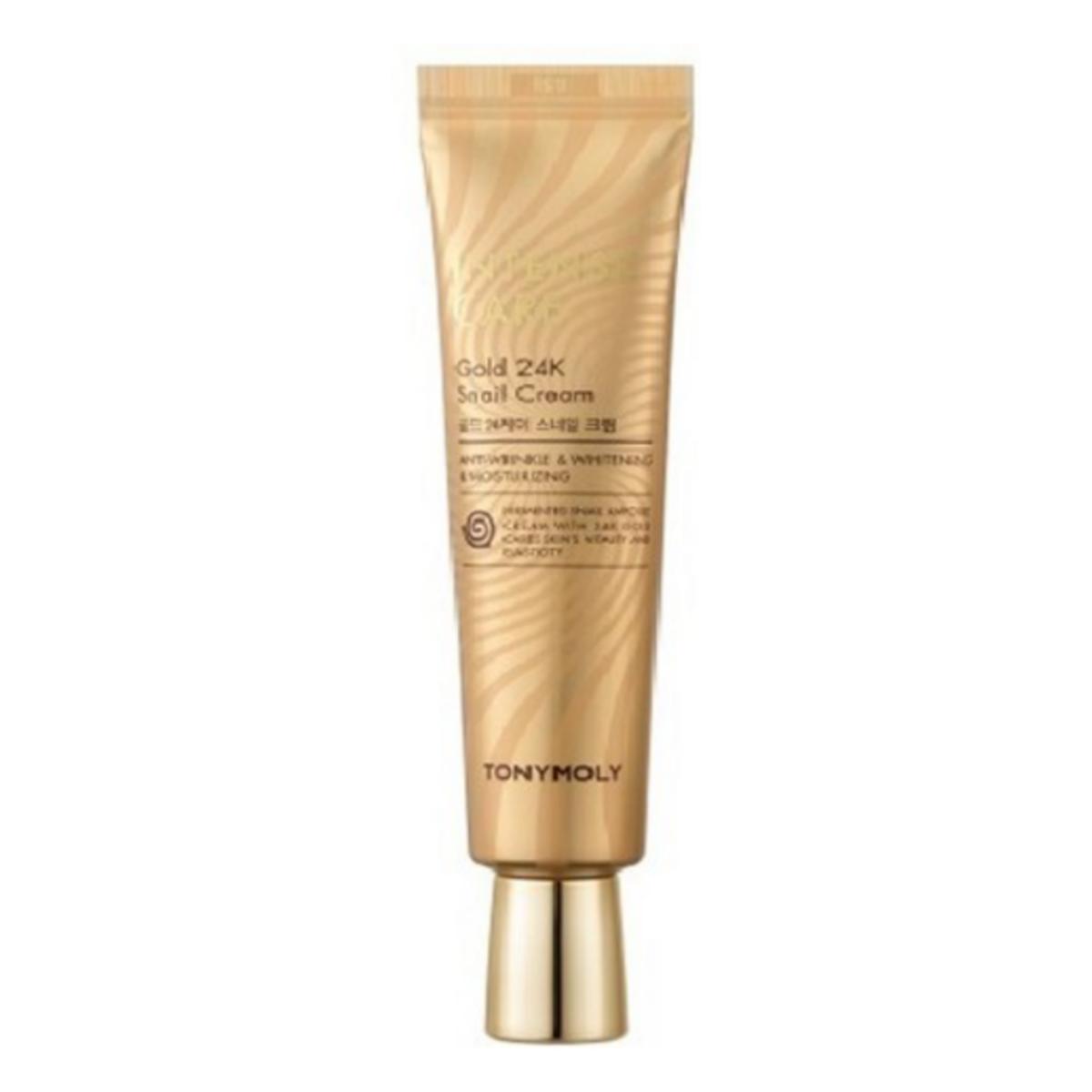 

Tonymoly Интенсивный уход Золотой 24K Улиточный крем 30мл 30ml X 1PCS