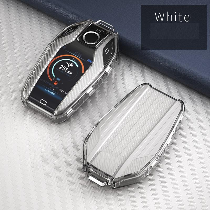 TPU Car Fully Key Case LED Display Key Cover Case for BMW 5 7 Series G11 G12 G30 G31 G32 I8 I12 I15 G01 X3 G02 X4 G05 X5 G07 X7