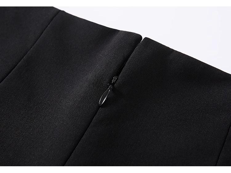 Women's High-Waisted Sexy Black Shorts - Slimming Korean Style, Petite Fit, Polyester, Spring/Summer Collection.