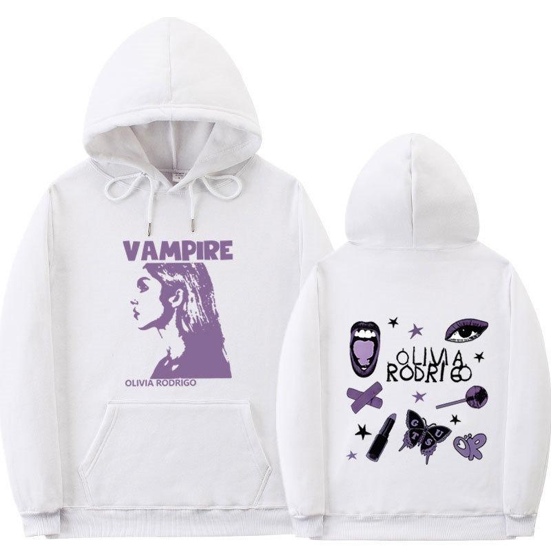 Felpa con cappuccio Guts Olivia Rodrigo, maglione sportivo a coste fondo autunno e inverno da uomo e da donna