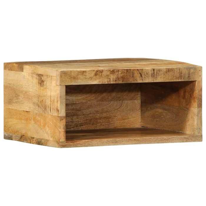 VidaXL Wall-mounted TV Cabinet 40x30x19 Cm Solid Raw Mango Wood, Media Cabinet, Side Cabinet, Entertainment Center, 4017467