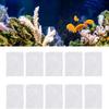 10PCS White Filter Media Bags Zipper Closure Fish Tank Bags Durable Aquarium Media Bags