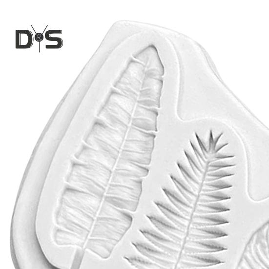 Food Grade Dessert Mold Heat Resistant Silicone 3D DIY Leaf Shaped Cake Dessert Mold Decoration Kitchen Supplies