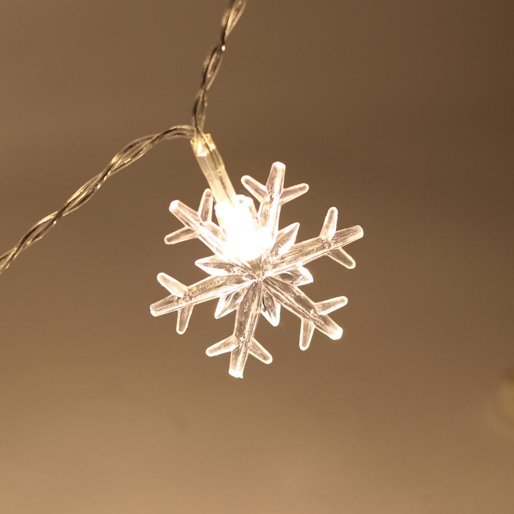 Snowflake LED String Fairy Light Garland Home Christmas Lights Wedding Decor Christmas Decor for Home Navidad Party Decoration
