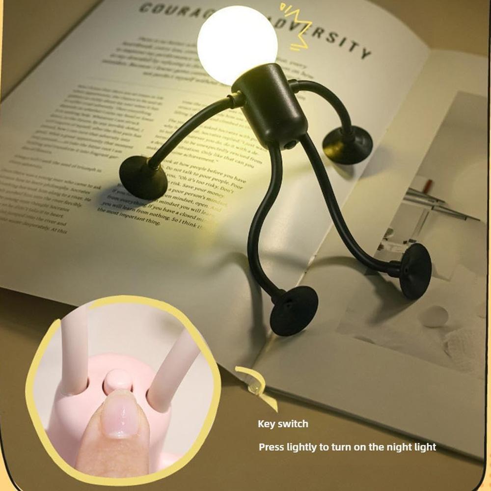 DIY Shape Changeable Shape Funny Sportsman Night Light for Bedroom Bathroom