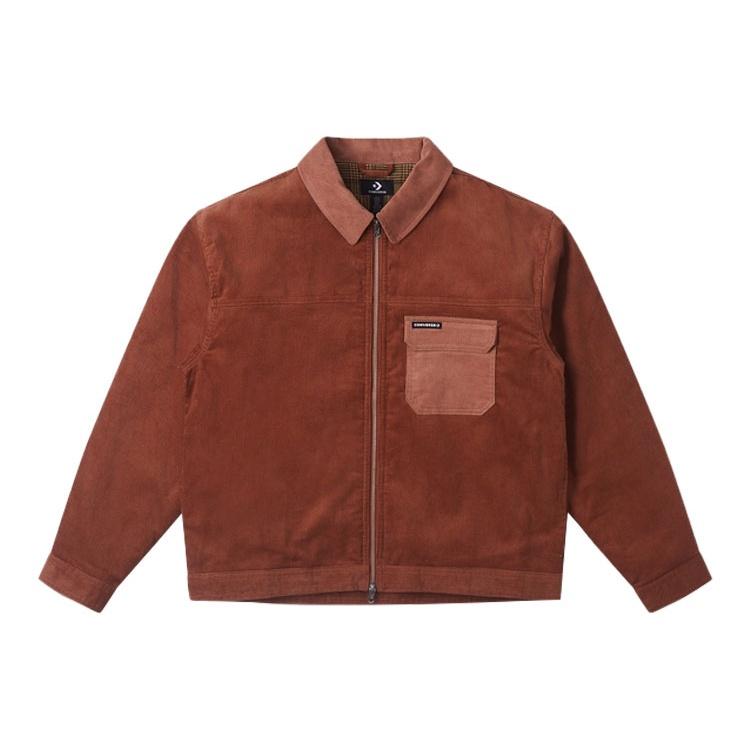 Converse Seasonal Cord Padded Jacket Asia Sizing Brown Men s 10025260-A02 XL