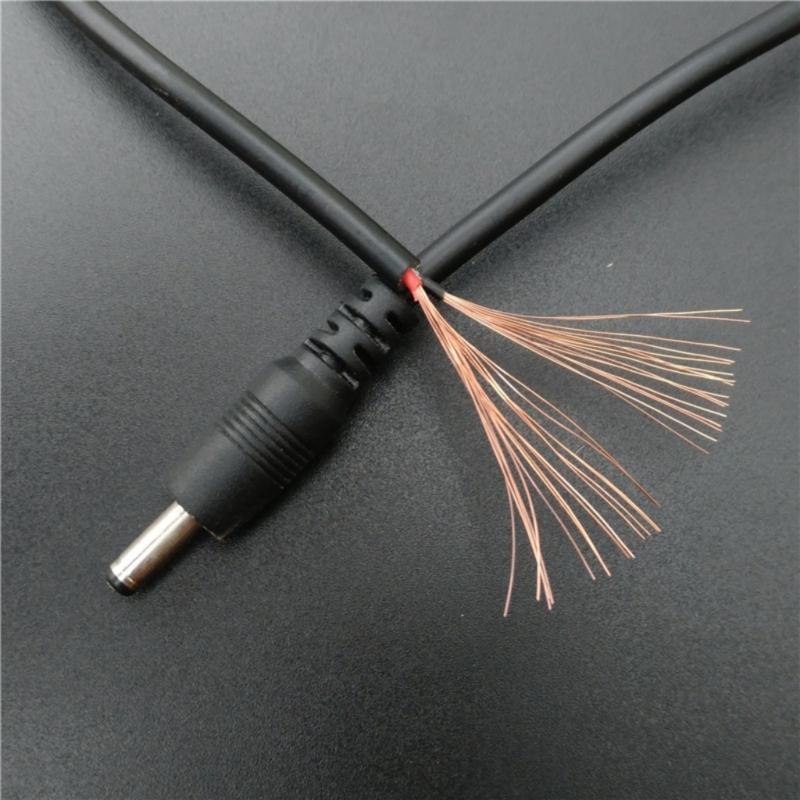 USB To DC5521 Power Cord Portable USB To 5.5x2.1mm Adapter Cable for LED Light, CCTV Cameras, Fan & Remote Control Toy