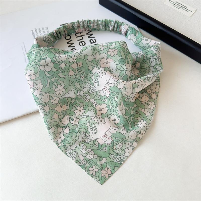Assorted Floral Print Bandana Headband Elastic Back Hair Scarf Bohemian Style Headwrap Colorful Summer Hair Decor For Women