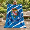 Coperta FC Porto Coperta di Flanella Morbida Accogliente Peluche Coperta da Divano Letto Leggera Decorazione per la Casa Regali per Natale varie festività