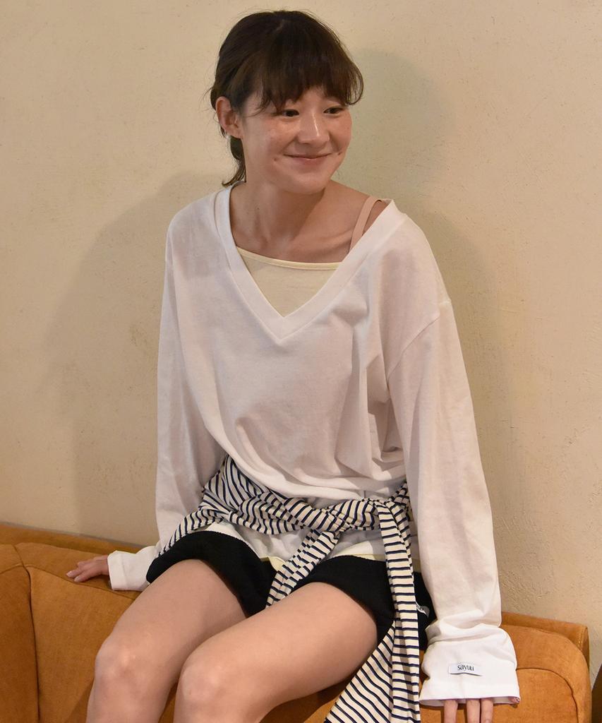 Sayu Pure Layered T-Shirt White