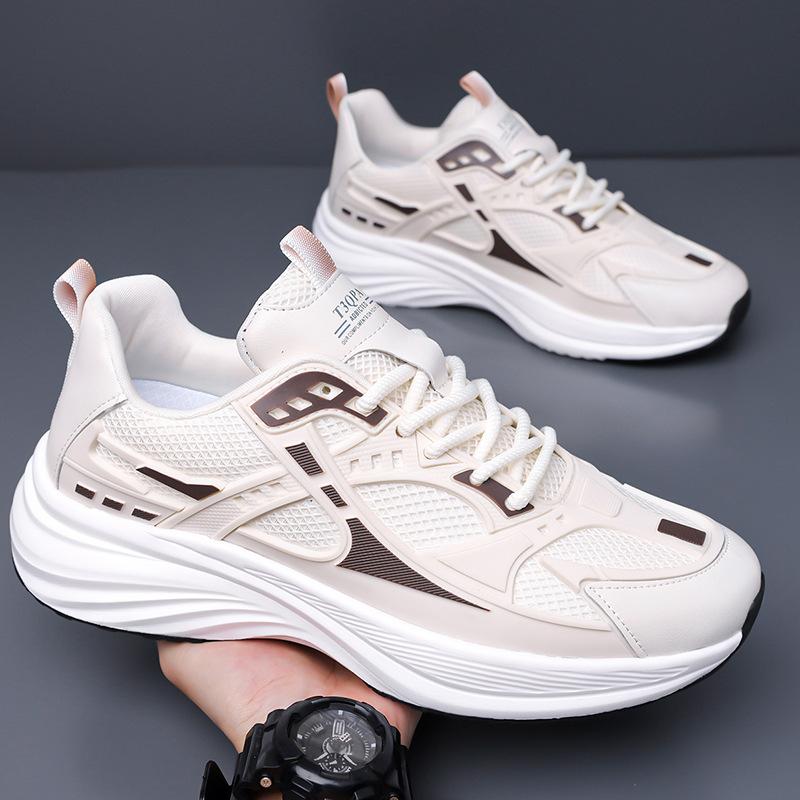 Low Top Breathable Mesh Shoes for Men Spring Summer Fashion Casual Sneakers Male Fashion New Designer Platform Sneakers Man