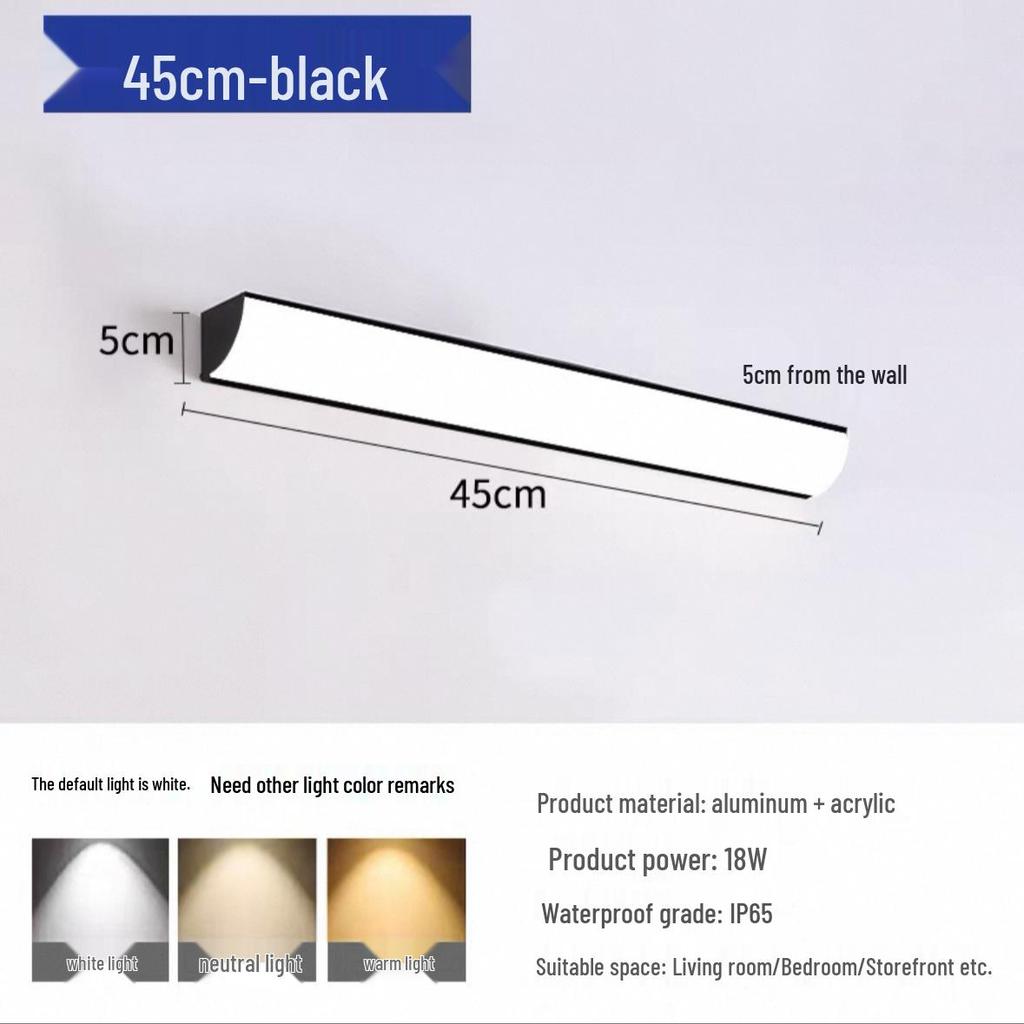 Waterproof LED Outdoor Wall Light for Balcony, Terrace, or Entrance 