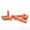 Tornillo Métrico M3 M4 M5 M6 T2 Tornillos de Cabeza Botón de Cobre Socket Cruzado Longitud 4mm-35mm para Aeromodelismo Coche DIY