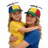 Detachable Bamboo Dragonfly Cap Cotton Colorful Helicopter Spiral Hat  Outdoor