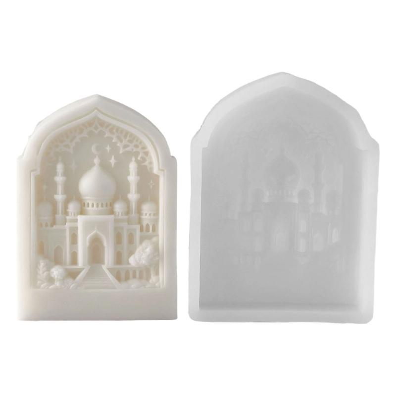 Flexible Moon Candle Silicone Casting Mold For Chocolate Molding Easy Demolding Heat Resistant Reusable Crafting Supplies