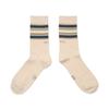 KODAK Apparel Multi-Stripe Crew Socks BEIGE