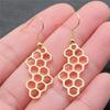 27 Styles Honey Bee Honeycomb Earrings Fashion Temperament Versatile Small Earrings Elegant Ladies Jewelry