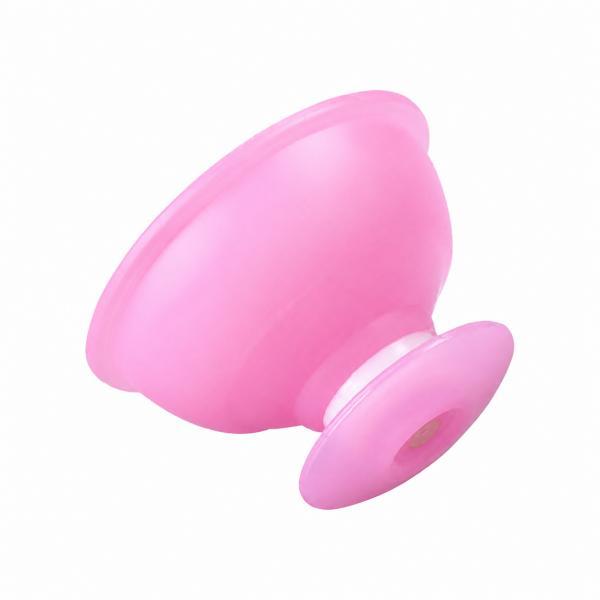 6xSilicone Cupping Set, Cellulite Massage Tool for Smoother Skin, 6.5cm Rose Vacuum Device