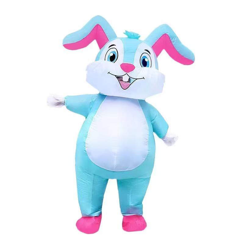 Christmas and Easter Rabbit Inflatable Costume for Festivals and Parties