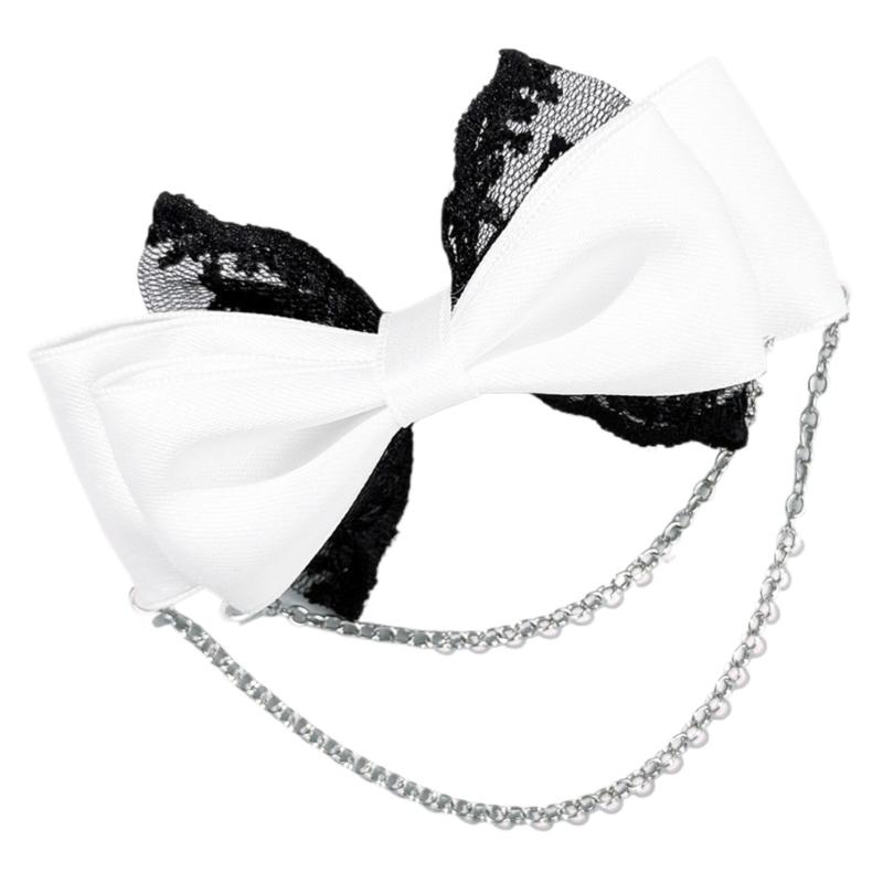 

Baby Bowknot Hairpin Women Ponytail Hairclip Lovely Elegant Bows Hairpin for Everyday Wear and Special Occasion белый