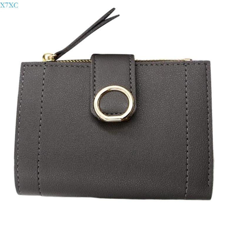 X7XC Small Wallet for Women Zippers Coin Purse Fashion Coin Change Bag Short Purse