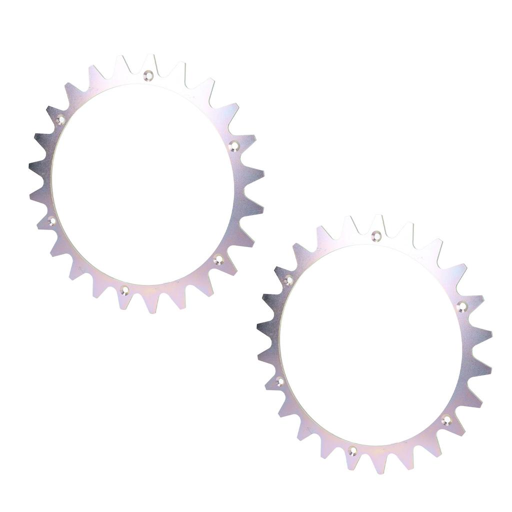 Robotic Lawnmower Spikes with Screws for 225mm Metal Traction Wheel Cleats for Worx Landroid WR153E