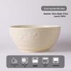 Mode Lanka Cream Style Strawberry Embossed 8-Inch Soup Bowl