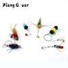 6pcs Mix Colorful Simulation Insect Cat Teaser Stick Heads Feather Bee Dragonfly Pet Toy