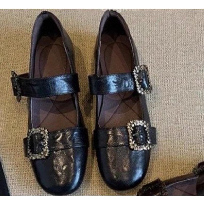 New Style Luxury Women Flats Shallow Mouth Autumn Pointed Toe Loafers Ballerinas Fall Leopard Retro Dress Shoes Zapatos De Mujer