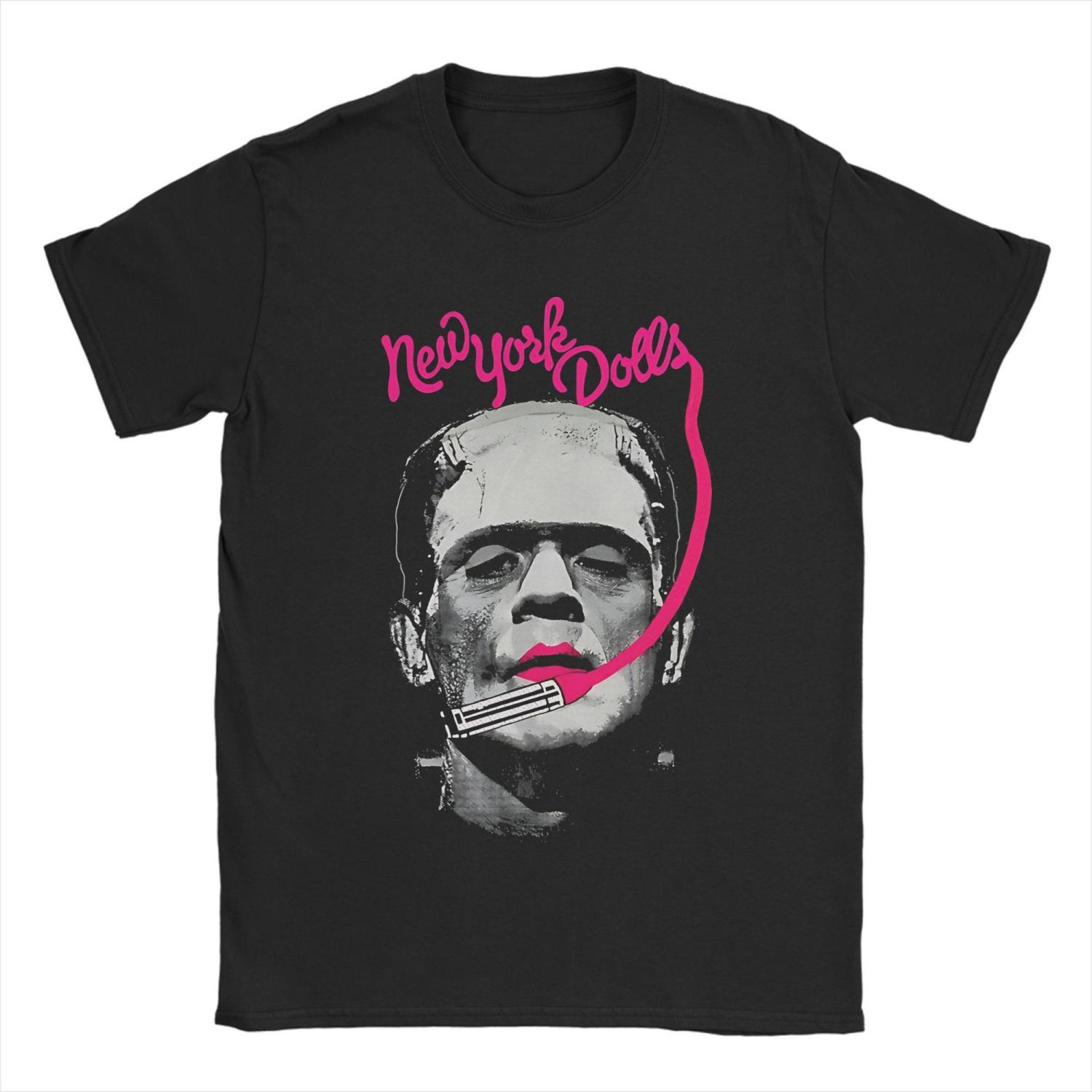 

Ульцзанг Футболки Frankenstein New York Dolls Мужские Хлопковые С Коротким Рукавом С Круглым Вырезом Летние Топы Рубашки S чёрный