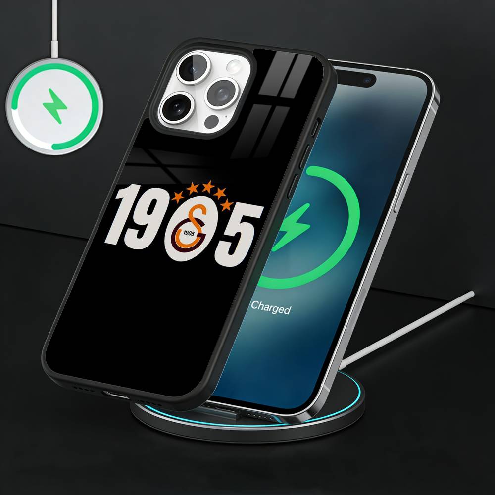G-GalatasarayS 1905s Logo Phone Case For iPhone17,16,15,14,13 Plus,Pro Max Magnetic For Magsafe Wireless Charging