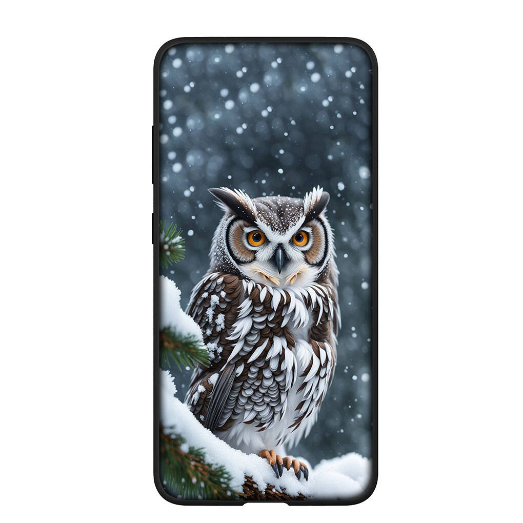 

Чохол для телефону для iPhone 17 16 15 Plus X XR Huawei P30 P20 Lite Redmi Note 14 12 11 13 Pro Max OPPO A60 A80 A40 A18 A38 A16 A17 A54 Мультяшний чохол-сова for iPhone SE 2020