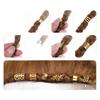 48pcs Hollow Dreadlock Hair Rings - Europe & America Hot Selling Model