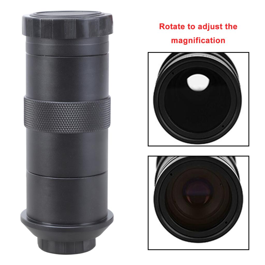 0.5X-3X Zoom Magnification Lens for USB Industry Video Microscope Camera Microscope Lens 100X C Mount Microscope Lens