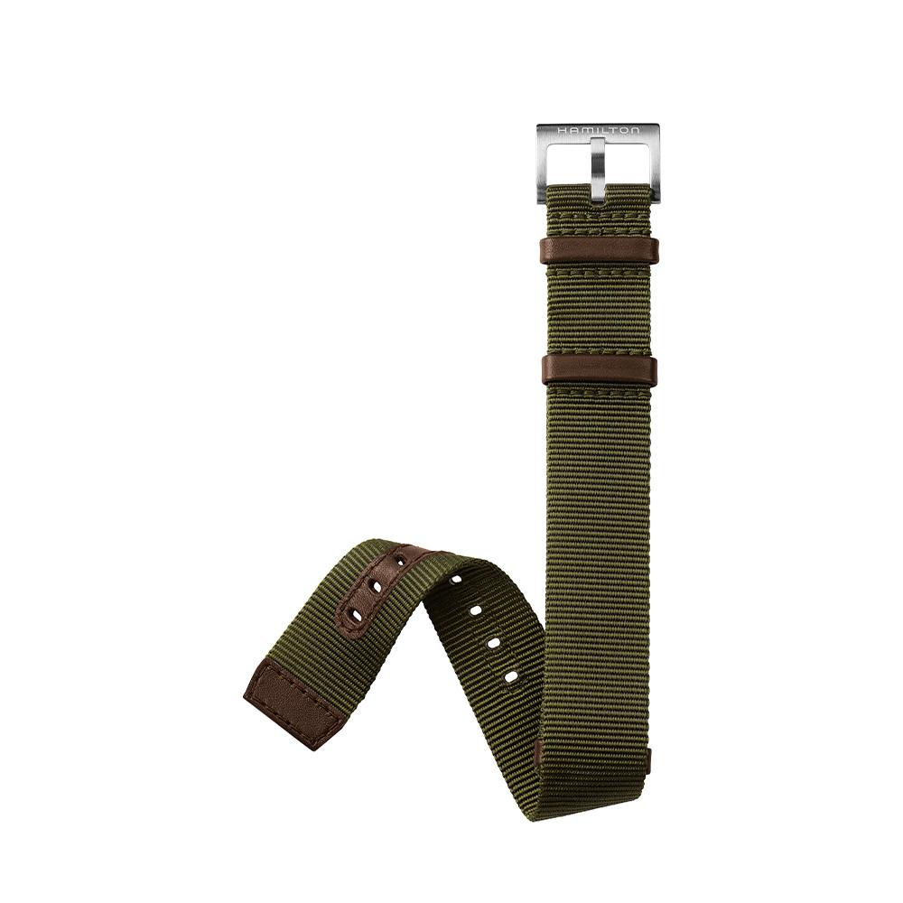 [Hamilton] Green NATO Strap 22mm H6007061091