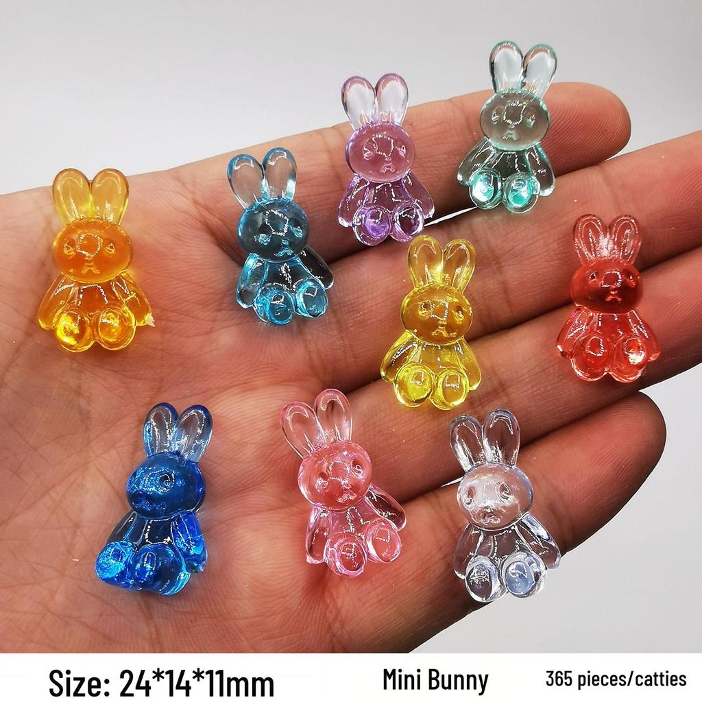 Acrylic Cartoon Rabbit Elf Crystal Bead Collection