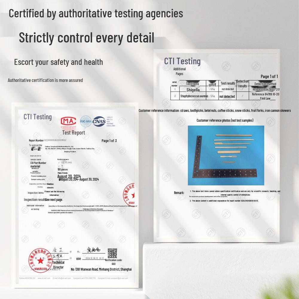 Premium Bamboo Skewers: Perfect for Home BBQs, Candied Haws, and Odens. Disposable and Ideal for Both Commercial and Personal Use.